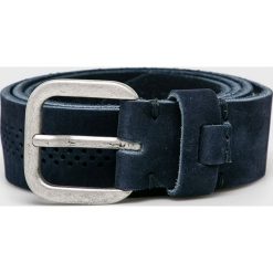 Pepe Jeans - Pasek. Niebieskie paski męskie Pepe Jeans, w paski, z jeansu. W wyprzedaży za 139,90 zł.