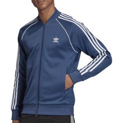 ADIDAS SST TRACK JACKET > FM3804. Bluzy męskie Adidas, xl, w paski, z bawełny, klasyczne, z kontrastowym kołnierzykiem, bez rękawów, długie, bez kaptura. Za 269,99 zł.