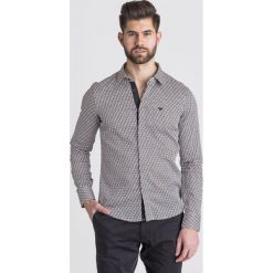 KOSZULA Emporio Armani. Białe koszule męskie Emporio Armani, s, z haftami, z klasycznym kołnierzykiem, bez rękawów. Za 407,40 zł.