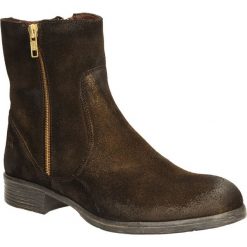 BOTKI MACIEJKA 01595. Brązowe botki damskie marki Maciejka, bez obcasa, bez zapięcia. Za 149,99 zł.