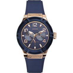Guess Jeans - Zegarek W0571L1. Niebieskie zegarki damskie marki Guess Jeans, ze stali. W wyprzedaży za 679,90 zł.