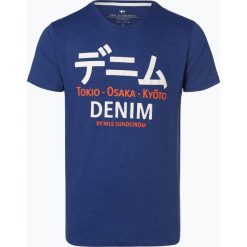 Nils Sundström - T-shirt męski, niebieski. Niebieskie t-shirty męskie Nils Sundström, m, z nadrukiem, z dżerseju, bez kołnierzyka. Za 29,95 zł.