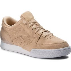 Buty Reebok - Phase 1 Pro CN5471 Sahara/White. Brązowe buty sportowe damskie Reebok, bez wzorów, ze skóry, sportowe. W wyprzedaży za 279,00 zł.