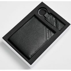Calvin Klein - Portfel skórzany. Czarne portfele męskie marki Calvin Klein, ze skóry. Za 349,90 zł.