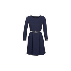 Sukienki krótkie Petit Bateau TIMATY. Niebieskie sukienki hiszpanki Petit Bateau, l, z krótkim rękawem, mini. Za 389,00 zł.