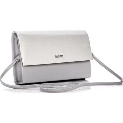 Szara damska kopertówka Felice F13C LIGHT GREY PATTERN. Szare kopertówki damskie Tagless, w paski, małe, bez dodatków. Za 55,52 zł.