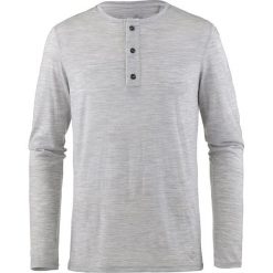 Koszulka w kolorze jasnoszarym. Szare koszulki męskie OCK, s, z wełny, z okrągłym kołnierzem, długie. W wyprzedaży za 109,95 zł.