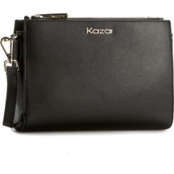 Torebka KAZAR - Marcia 25172-01-00 Czarny. Czarne listonoszki damskie Kazar, w paski, ze skóry, na ramię. Za 549,00 zł.