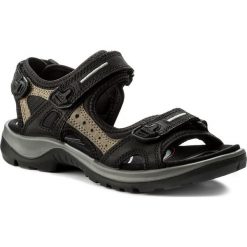 Sandały ECCO - Offroad 6956350034 Black/Mole/Black. Czarne sandały damskie ecco, bez wzorów, ze skóry, sportowe, bez obcasa, bez zapięcia, outdoorowe. W wyprzedaży za 269,00 zł.