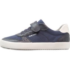 Geox ALONISSO Tenisówki i Trampki navy. Niebieskie tenisówki męskie Geox, z materiału. Za 269,00 zł.