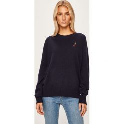 Polo Ralph Lauren - Sweter. Niebieskie swetry damskie Polo Ralph Lauren, s, bez wzorów, z wełny, bez rękawów, bez kaptura. W wyprzedaży za 449,90 zł.