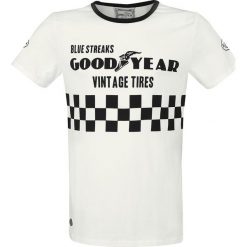 GoodYear Wayne T-Shirt biały (Old White). Białe t-shirty męskie marki GoodYear, s, z nadrukiem, z okrągłym kołnierzem. Za 79,90 zł.