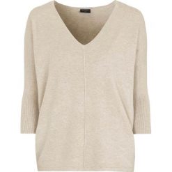 Freequent Pulower Jone V-neck beżowy melanż female beżowy XXL (46). Brązowe swetry damskie Freequent, s, bez wzorów, z materiału, bez rękawów, bez kaptura. Za 139,00 zł.