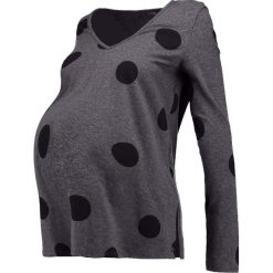 Bluzki asymetryczne: bellybutton Bluzka z długim rękawem mottled dark grey