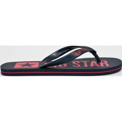 Big Star - Japonki. Niebieskie kapcie męskie BIG STAR, bez wzorów, z gumy. Za 29,90 zł.