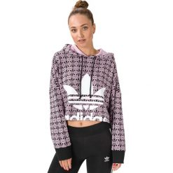 Adidas Originals Trefoil Allover Bluza Różowy Beżowy. Różowe bluzy damskie adidas Originals, s, z nadrukiem, z bawełny, bez rękawów, bez kaptura. Za 283,95 zł.