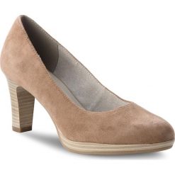 Półbuty TAMARIS - 1-22410-20 Antelope Suede 334. Brązowe creepersy damskie Tamaris, z materiału, eleganckie, na obcasie. W wyprzedaży za 159,00 zł.