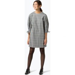 Tommy Hilfiger - Sukienka damska – Janet, szary. Szare sukienki z falbanami marki TOMMY HILFIGER, w kratkę. Za 849,95 zł.