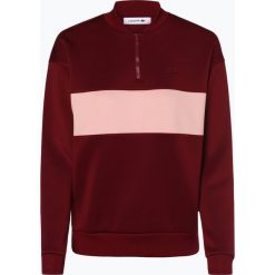 Lacoste - Damska bluza nierozpinana, czerwony. Czerwone bluzy damskie Lacoste, bez wzorów, z materiału, bez rękawów, bez kaptura. Za 349,95 zł.