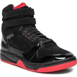 Buty PUMA - Palace Guard Mid Red Carpet 370073 01 Puma Black/Risk Red/Bronze. Czarne buty sportowe męskie Puma, z zamszu, bez zapięcia, do koszykówki. Za 479,99 zł.