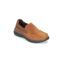Tenisówki Skechers HARSEN. Pomarańczowe trampki męskie Skechers, bez wzorów, bez zapięcia. Za 247,20 zł.