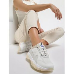 Beżowe Sneakersy Ciritheis. Brązowe sneakersy damskie Renee, ze skóry. Za 99,99 zł.