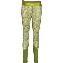 Sportowe legginsy w kolorze zielono-białym. Białe legginsy sportowe damskie marki super.natural, xs. W wyprzedaży za 152,95 zł.