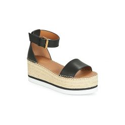Espadryle See by Chloé SB32201A. Czarne espadryle damskie See by Chloé, bez wzorów, bez obcasa. W wyprzedaży za 751,20 zł.