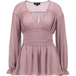 Bluzki asymetryczne: Lost Ink ROUCHED DETAIL BLOUSE Bluzka dark pink