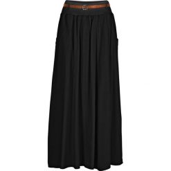 Spódnica maxi bonprix czarny. Czarne spódniczki damskie bonprix, bez wzorów, długie, maxi. Za 99,99 zł.