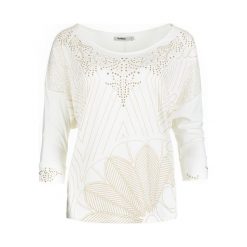 Desigual T-Shirt Damski Leti S Biały. Białe bluzki damskie marki Desigual, s. W wyprzedaży za 174,00 zł.