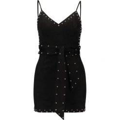 Sukienki hiszpanki: Missguided Petite STRAPPY STUDDED BELTED Sukienka letnia black