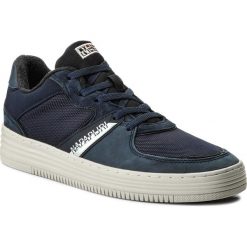 Sneakersy NAPAPIJRI - Nestor 15837204 Blue Marine N65. Niebieskie sneakersy męskie Napapijri, na co dzień, bez wzorów, ze skóry, klasyczne, bez zapięcia. W wyprzedaży za 259,00 zł.