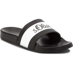 Chodaki męskie: Klapki S.OLIVER - 5-17102-30 Black/White 005