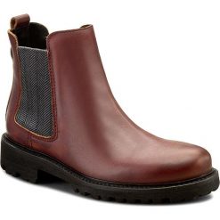 Sztyblety TOMMY HILFIGER - DENIM Bedford 7A EN56821923 Cabernet 640. Czerwone botki damskie skórzane marki TOMMY HILFIGER. W wyprzedaży za 419,00 zł.
