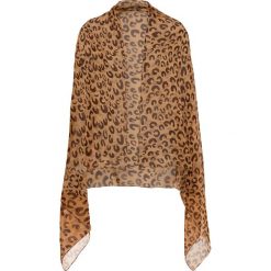 Pareo bonprix brązowo-kremowo-beżowy leo. Pomarańczowe żakiety damskie bonprix, bez wzorów. Za 34,99 zł.