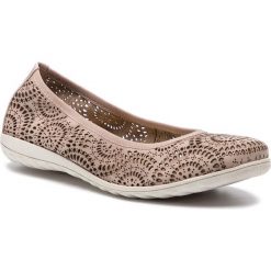Baleriny CAPRICE - 9-22550-22 Rose Waxy Napp 513. Różowe baleriny damskie marki Caprice, bez wzorów, ze skóry ekologicznej, bez obcasa. Za 239,90 zł.