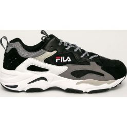 Fila - Buty Ray Tracer. Czarne buty sportowe męskie Fila, ze skóry, na sznurówki. W wyprzedaży za 299,90 zł.