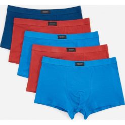 Bawełniane bokserki 5 pack - Turkusowy. Niebieskie bokserki męskie Reserved, bez wzorów, z bawełny. Za 89,99 zł.