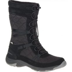 Merrell Buty damskie Approach Tall Wtpf Czarny 6 (39). Czarne buty sportowe damskie Merrell, bez wzorów, sportowe. W wyprzedaży za 339,00 zł.