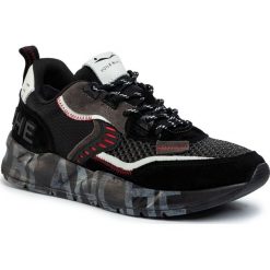 Sneakersy VOILE BLANCHE - Club01 0012014395.03.0A01 Velour/Rete/Cordura Nero. Czarne sneakersy męskie Voile Blanche, bez zapięcia. W wyprzedaży za 489,00 zł.