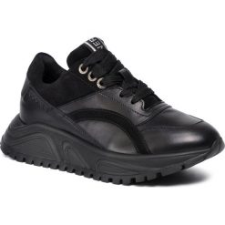 Sneakersy BOGNER - New Malaga 2A 293-6865 Black 01. Czarne półbuty damskie Bogner, bez wzorów, ze skóry, bez obcasa, na płaskiej podeszwie, bez zapięcia. W wyprzedaży za 689,00 zł.