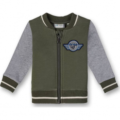 Bluza w kolorze zielono-szarym. Szare bluzy niemowlęce Eat ants. W wyprzedaży za 85,95 zł.