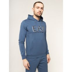 Bluza EA7 Emporio Armani 3HPM62 PJ05Z 1529. Niebieskie bluzy męskie EA7 Emporio Armani, m, bez wzorów, z bawełny, bez kołnierzyka, bez rękawów, bez kaptura. W wyprzedaży za 319,00 zł.