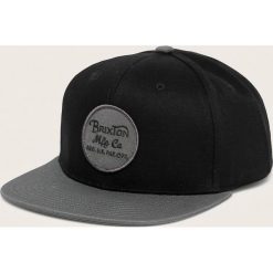 Brixton - Czapka. Szare czapki damskie Brixton, z aplikacjami, z bawełny. W wyprzedaży za 99,90 zł.