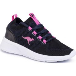 Buty KANGAROOS - Kf-A Weave 81072 000 4204 Dk Navy/Daisy Pink. Niebieskie buty sportowe damskie KangaROOS, bez wzorów, ze skóry ekologicznej, sportowe, na fitness i siłownię. Za 209,00 zł.