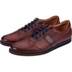 Buty Brązowe Strike. Brązowe buty sportowe męskie marki LANCERTO, z bawełny. W wyprzedaży za 349,90 zł.