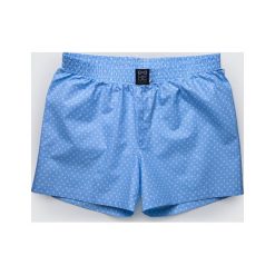 Spodenki męskie do spania bokserki KROPKI. Spodenki i szorty męskie HisOutfit, m, bez wzorów, z bawełny. Za 79,00 zł.