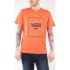 Vans Koszulka Pomarańczowy. Pomarańczowe podkoszulki męskie Vans, xl, z nadrukiem, z bawełny, bez kołnierzyka, z krótkim rękawem, krótkie. Za 90,95 zł.