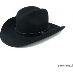 Kapelusz kowbojski TEXAS cowboy. Czarne kapelusze męskie Pakamera, bez wzorów, z wełny, klasyczne. Za 230,00 zł.